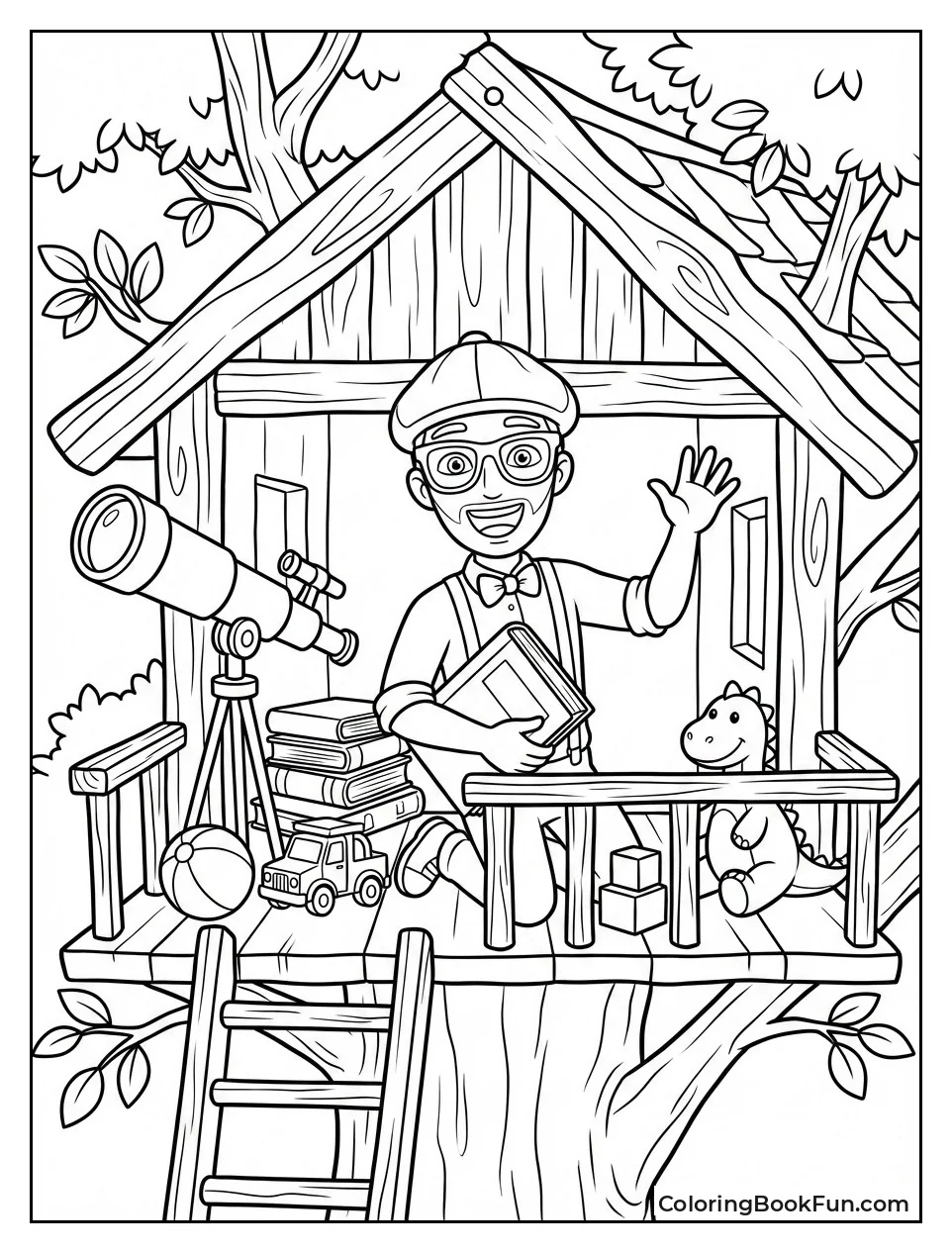 Blippi Treehouse Play