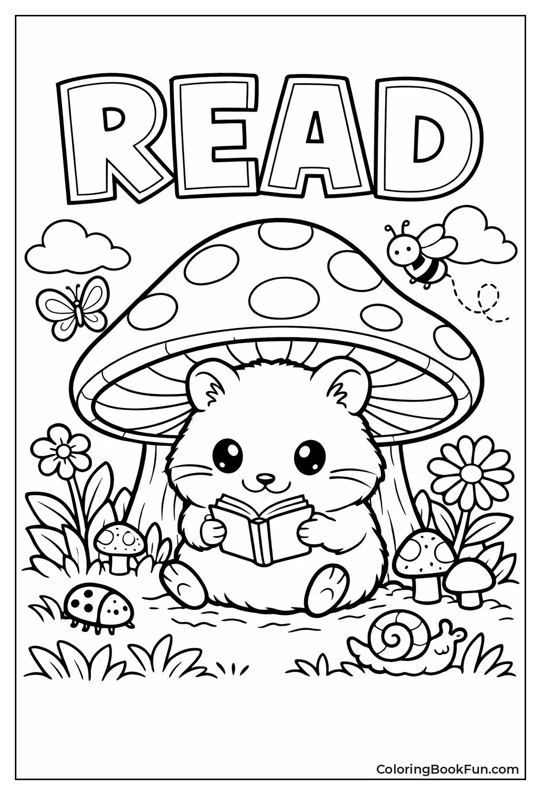 Book Reading Hamster