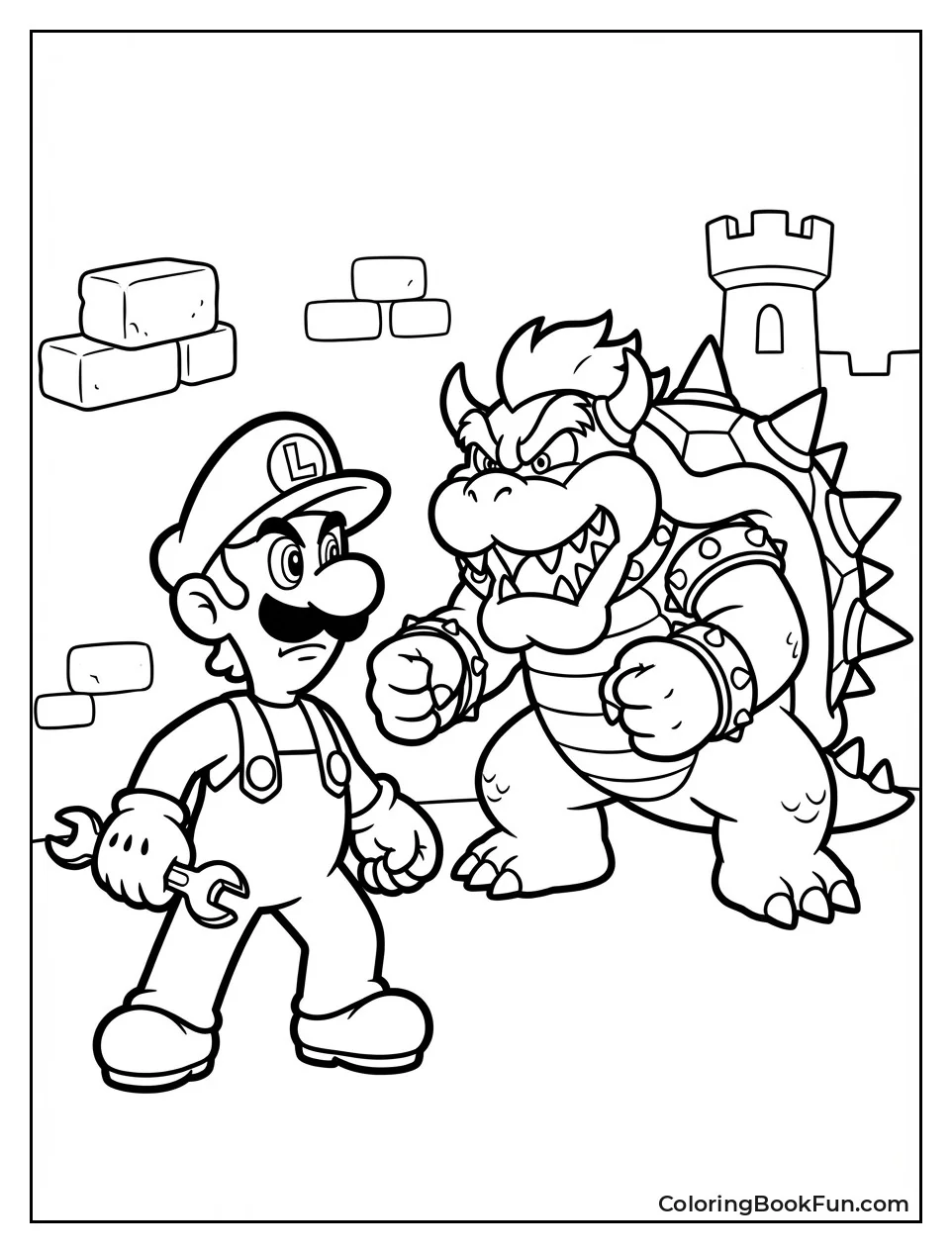 Bowser Luigi Faceoff