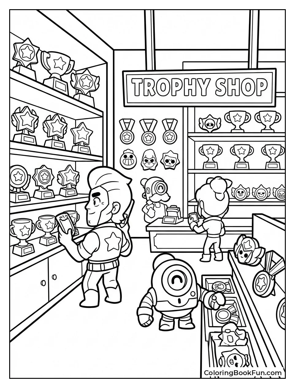 Trophy Shop Interior