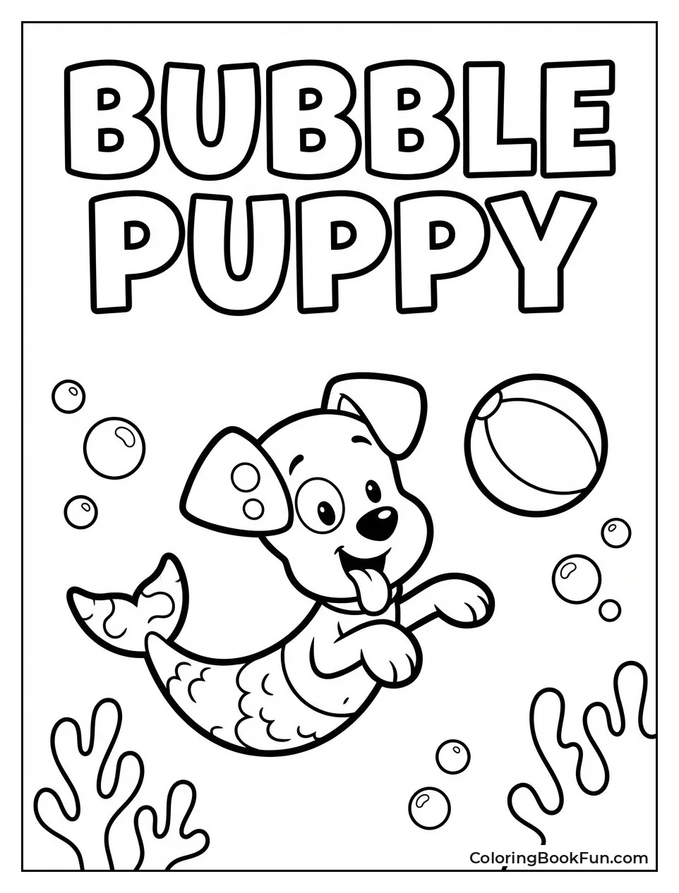Bubble Puppy Playful