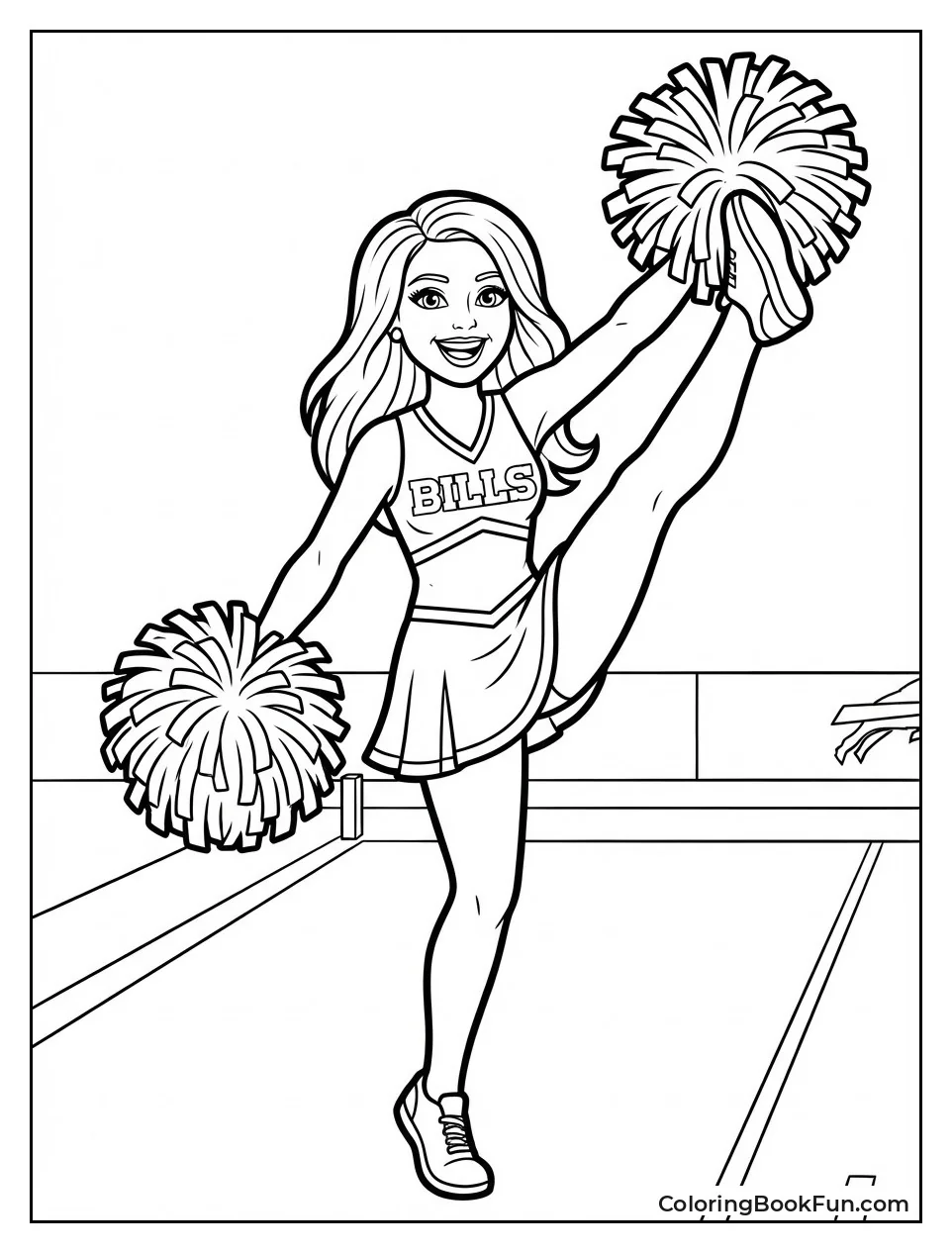Cheerleader High Kick