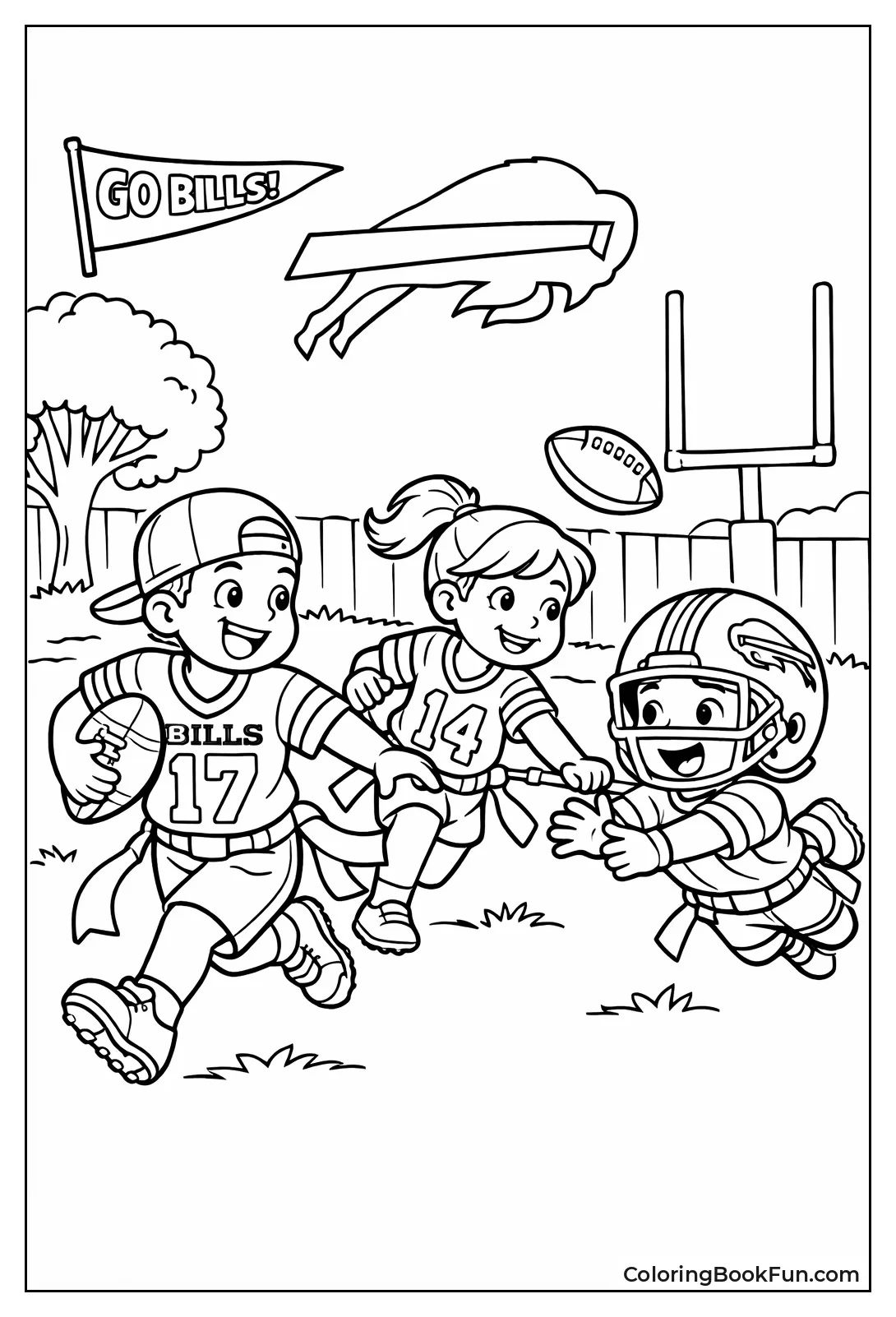 Kids Bills Football