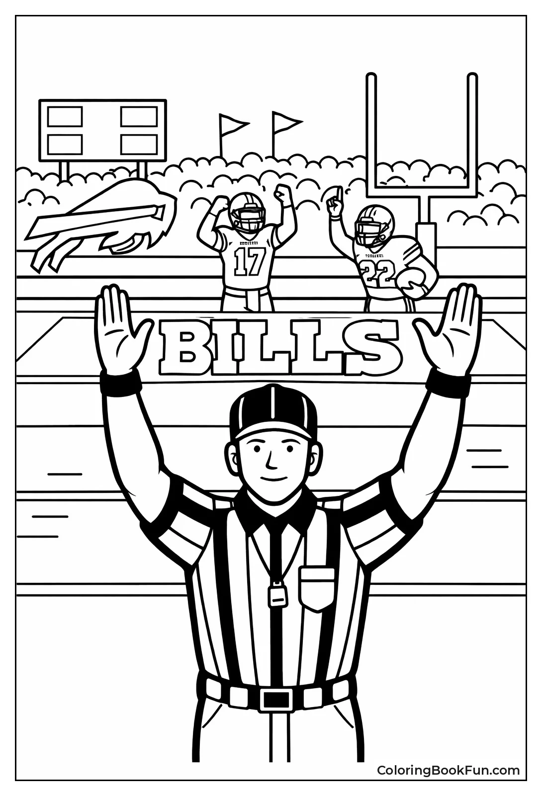 Referee Signal: Touchdown