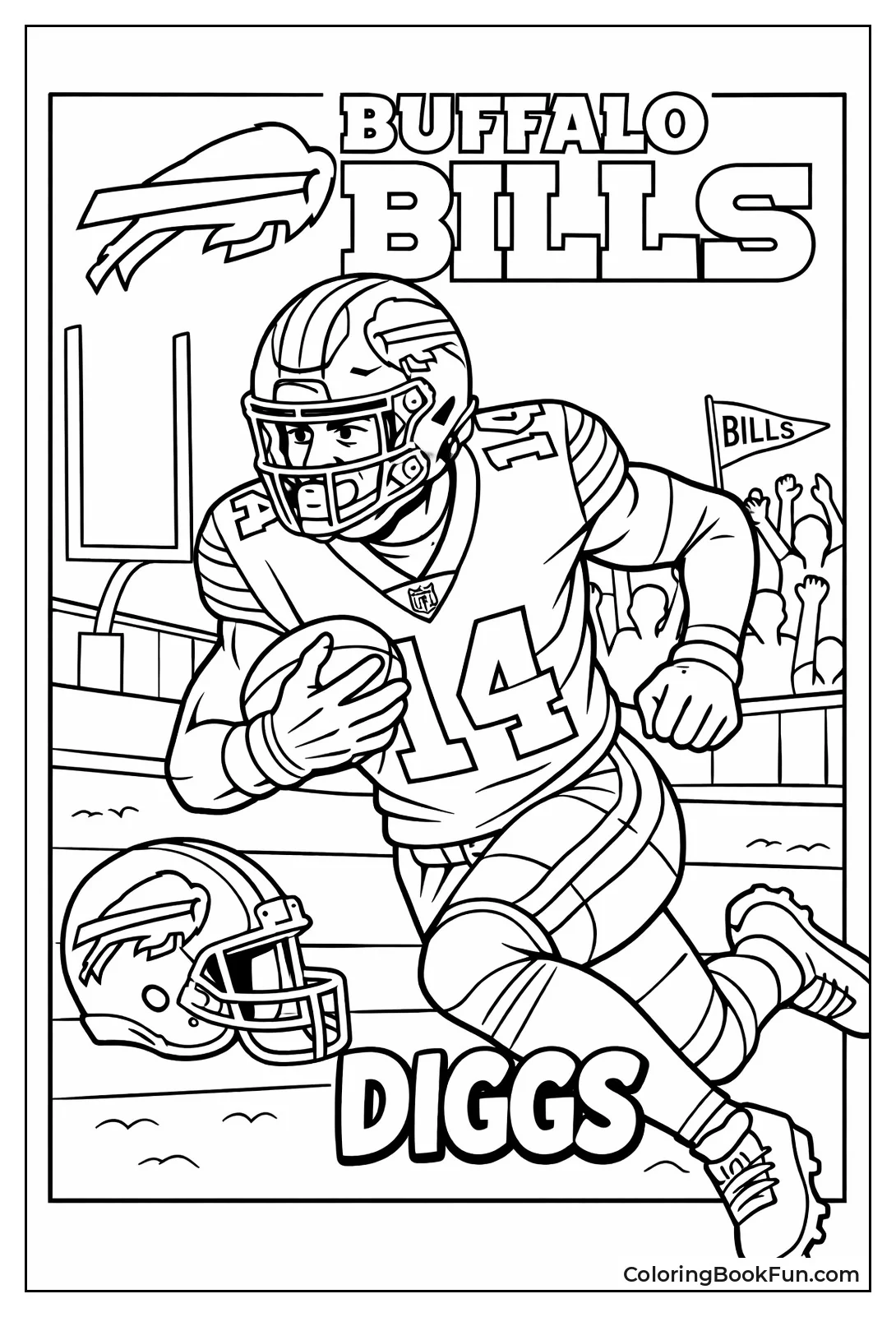 Stefon Diggs Portrait