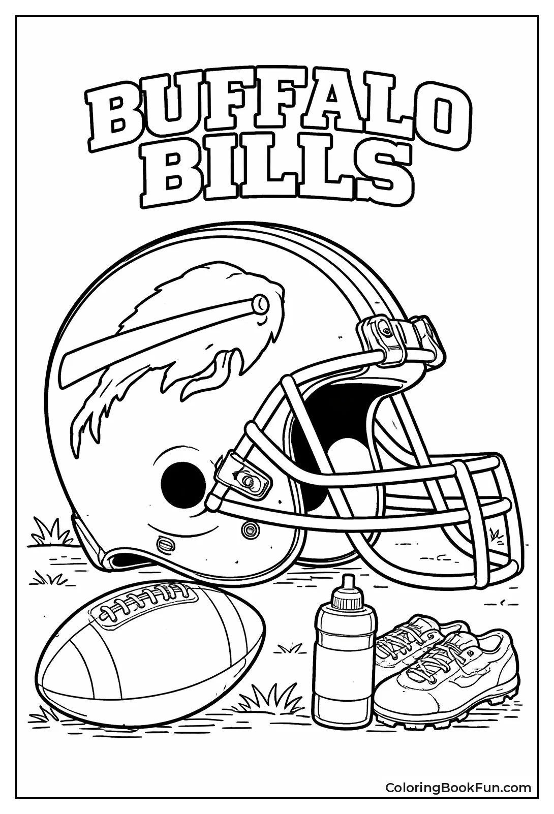 Vintage Bills Helmet