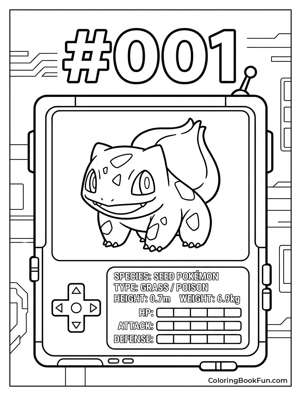 Pokedex Entry No. 001