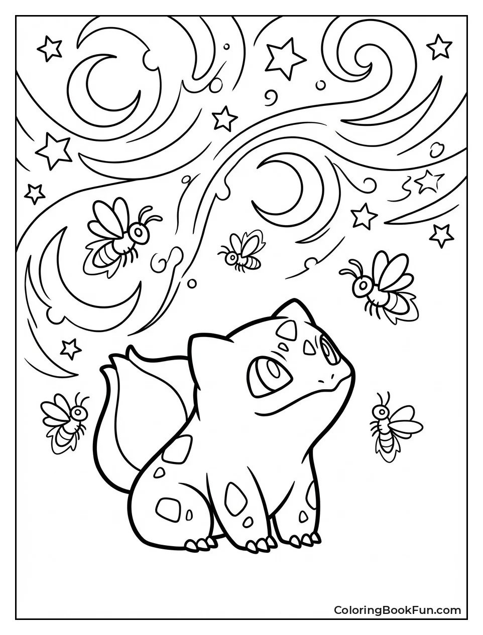 Starry Firefly Night