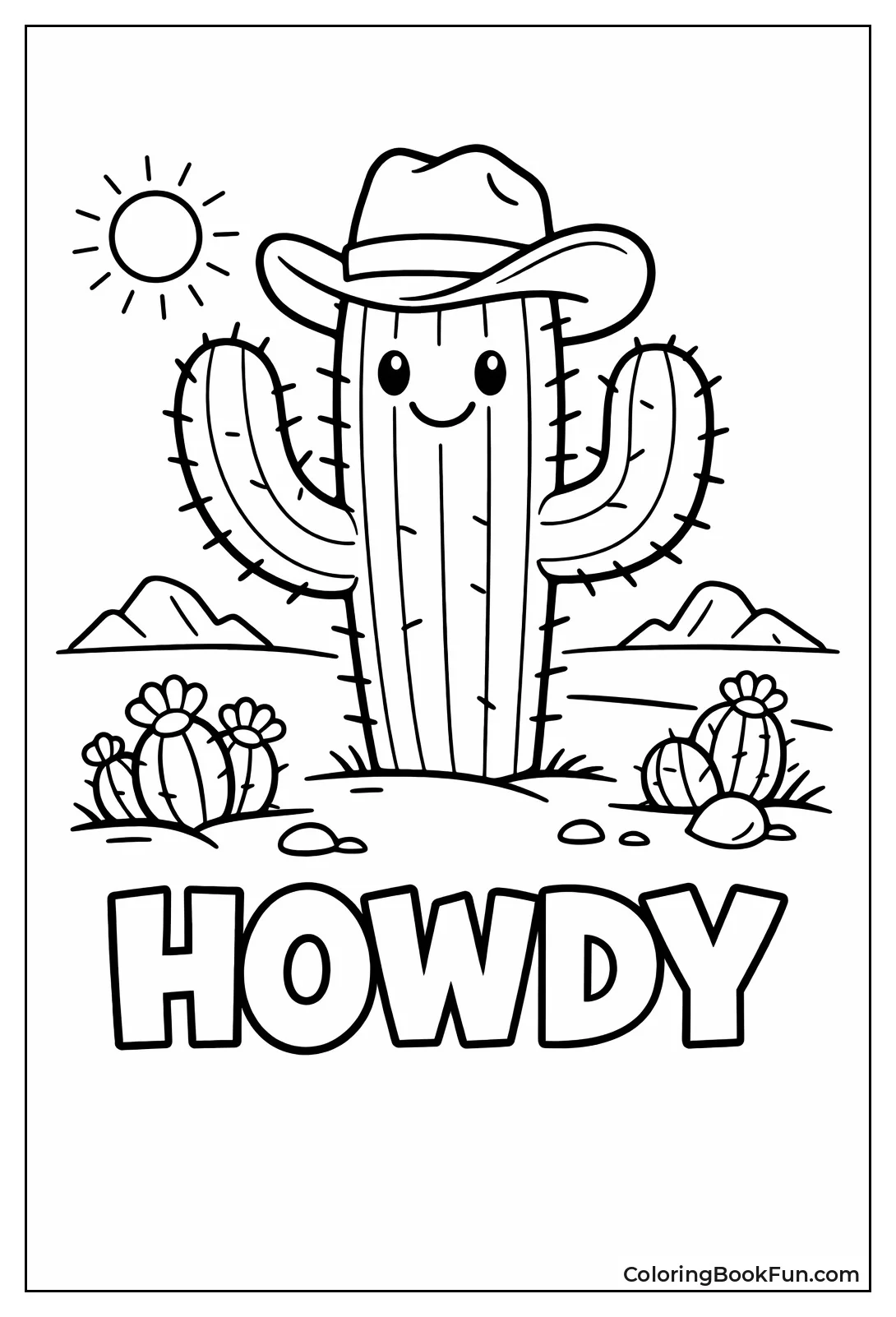 Cowboy Saguaro Friend