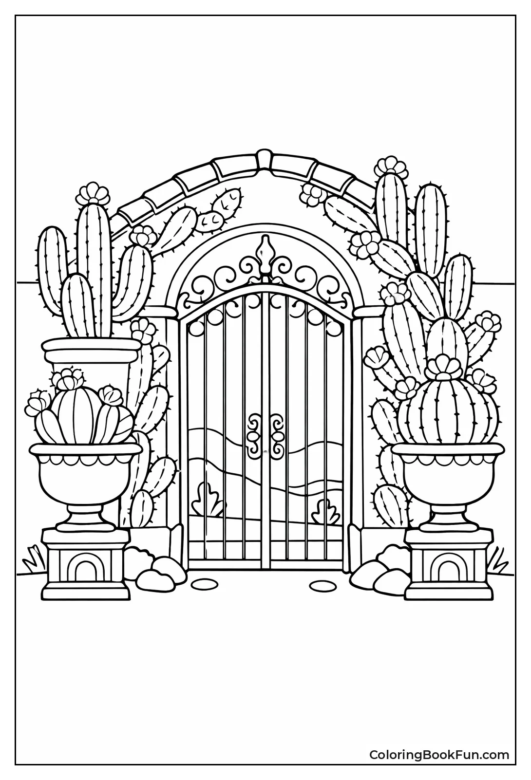 Cactus Garden Archway