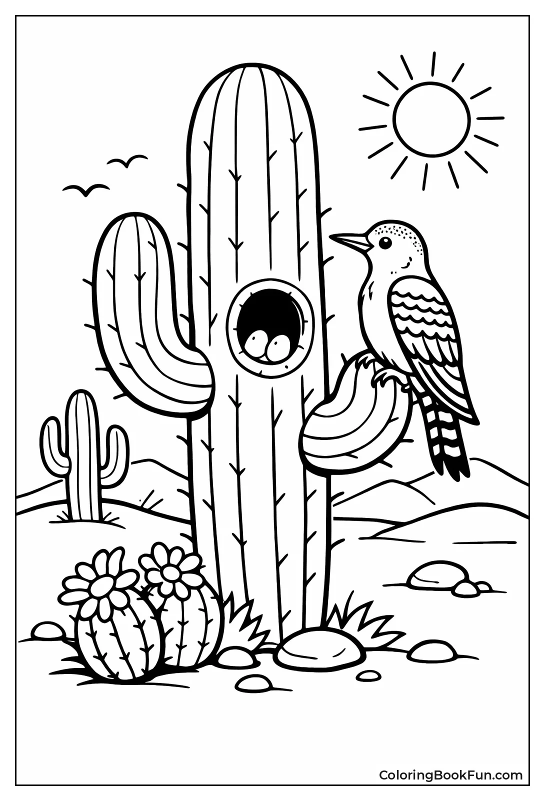 Gila Woodpecker Home