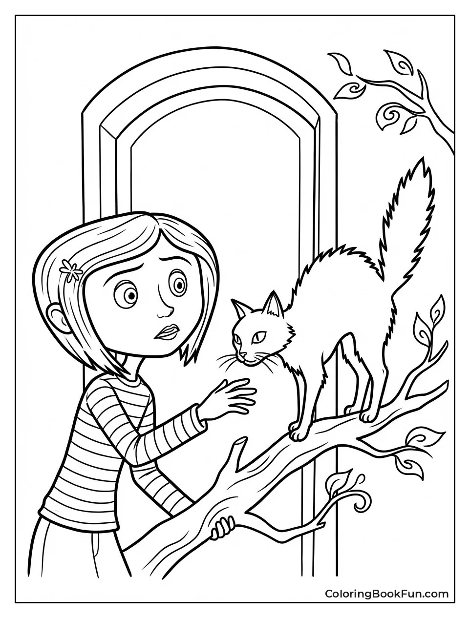 Cat Warning to Coraline