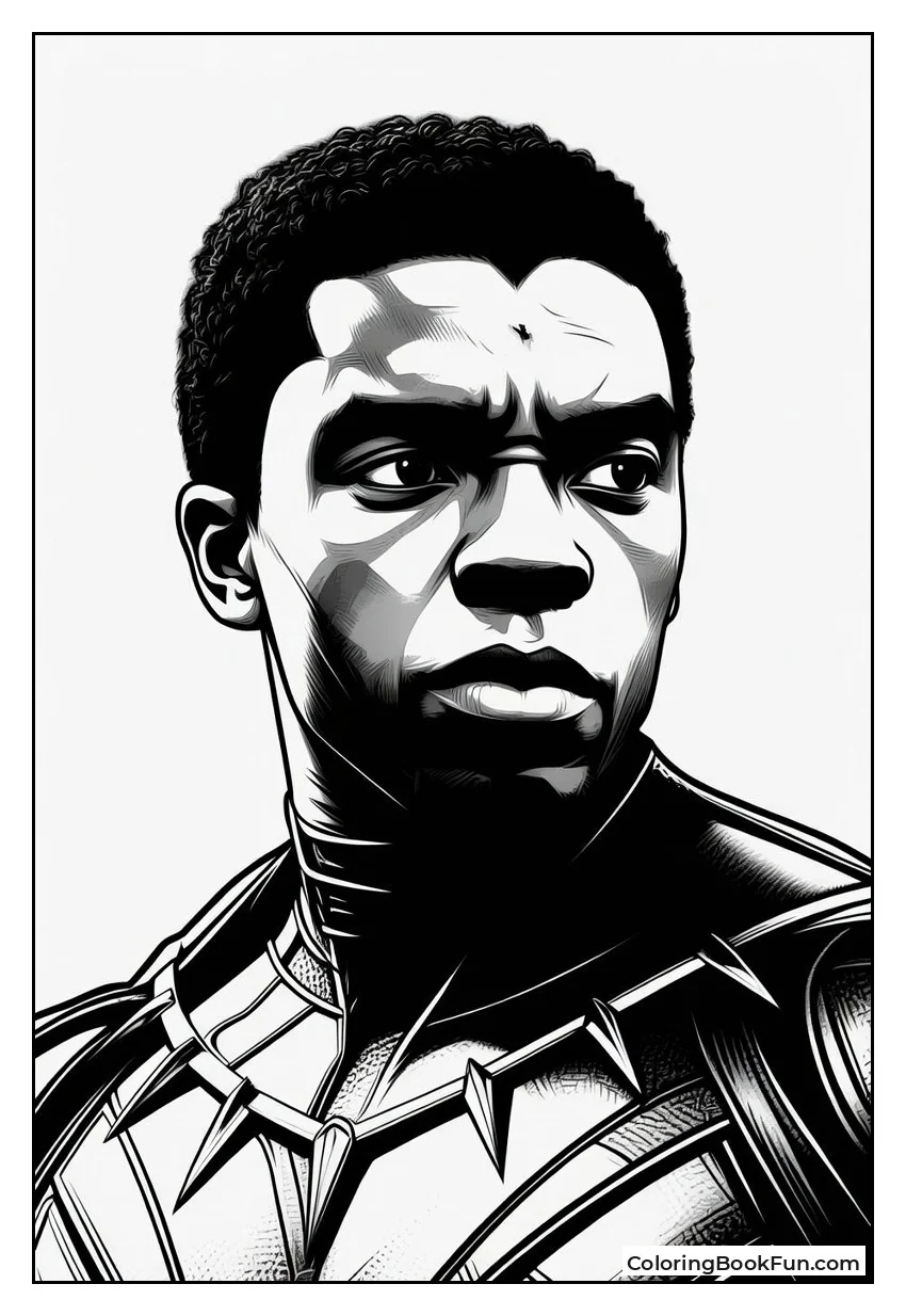 Chadwick Boseman as Black Panther