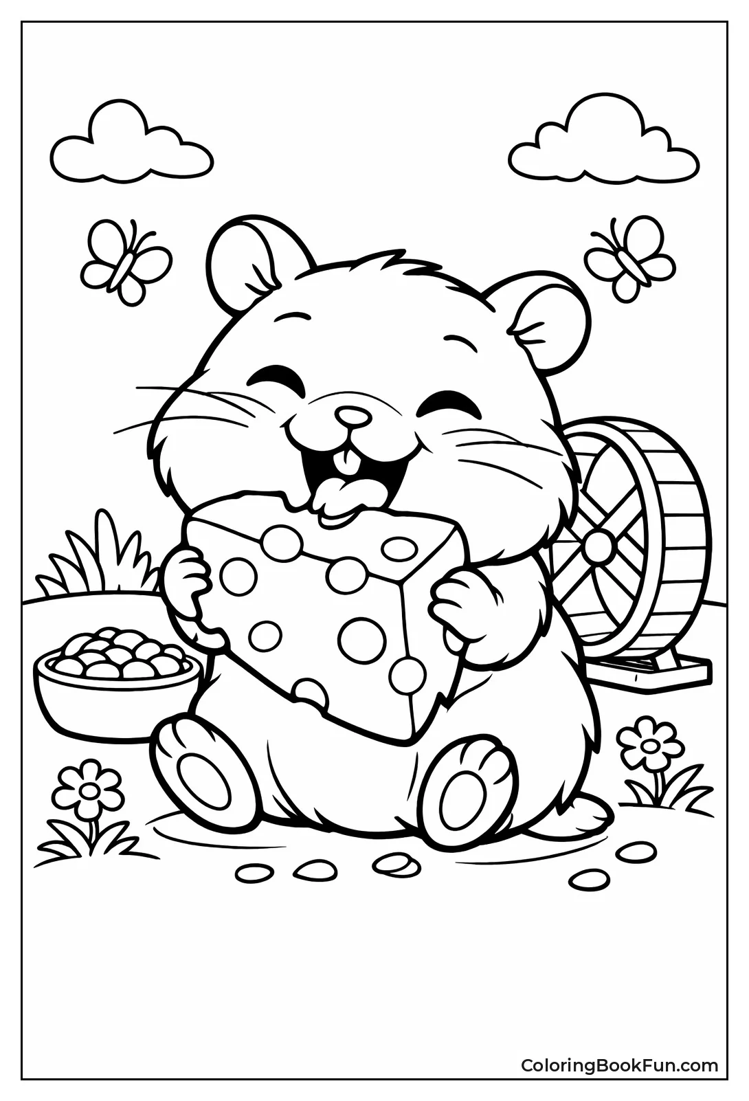 Cheese Loving Hamster