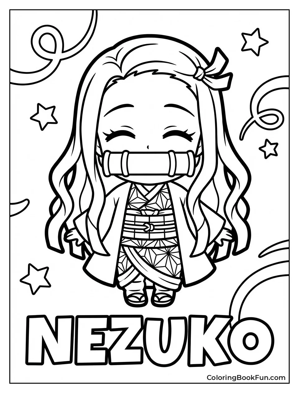 Chibi Nezuko Smile