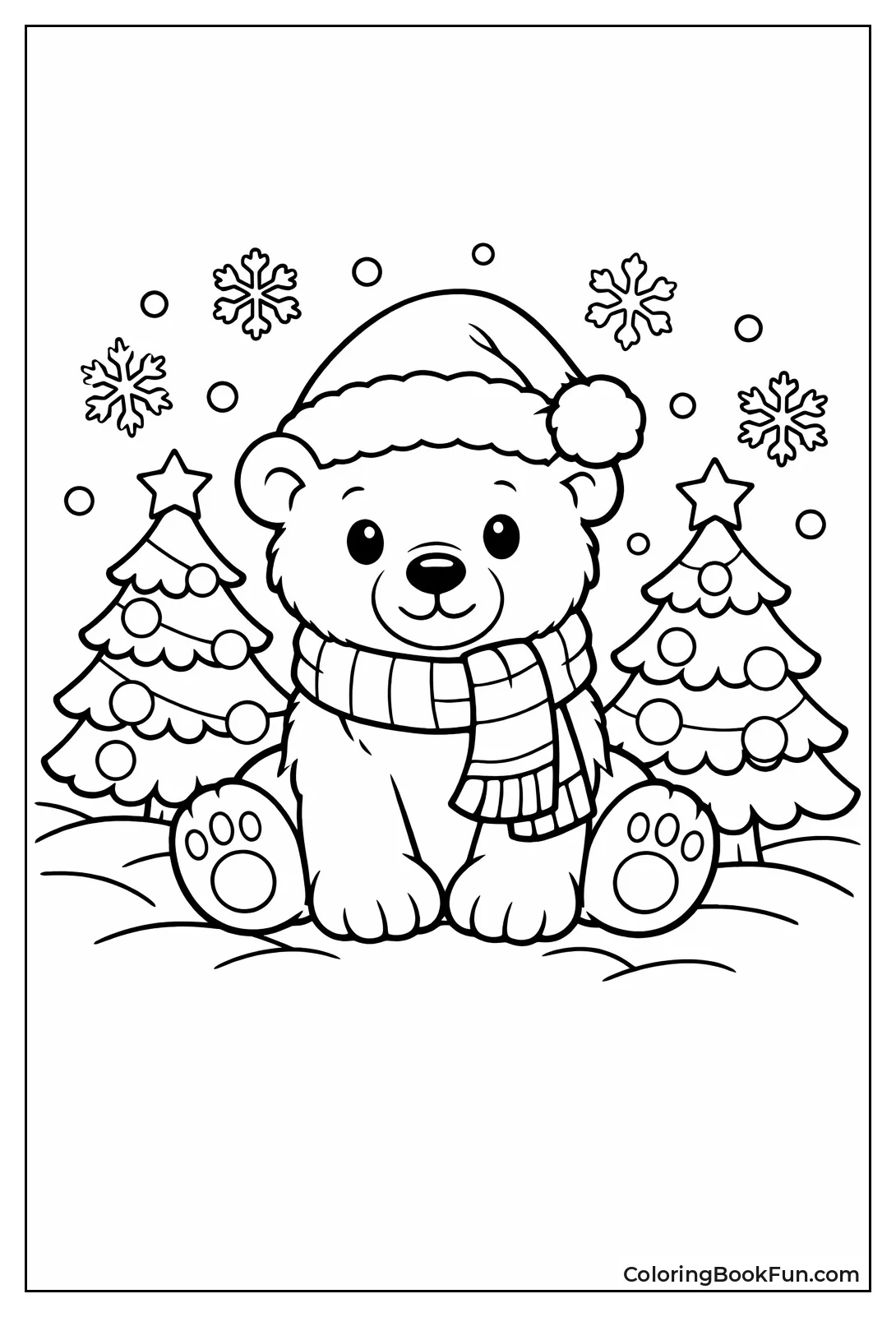 Christmas Polar Bear