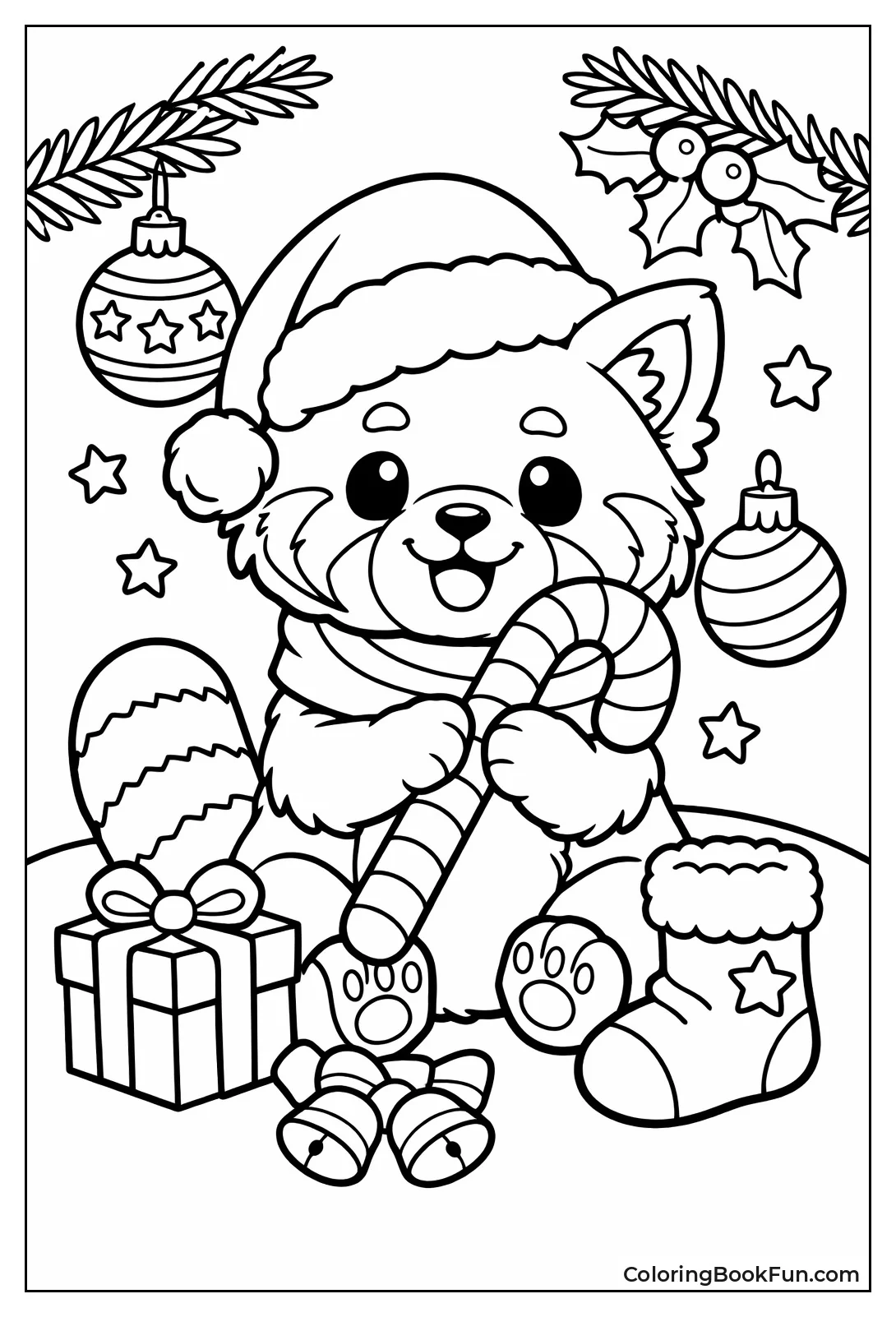 Christmas Red Panda