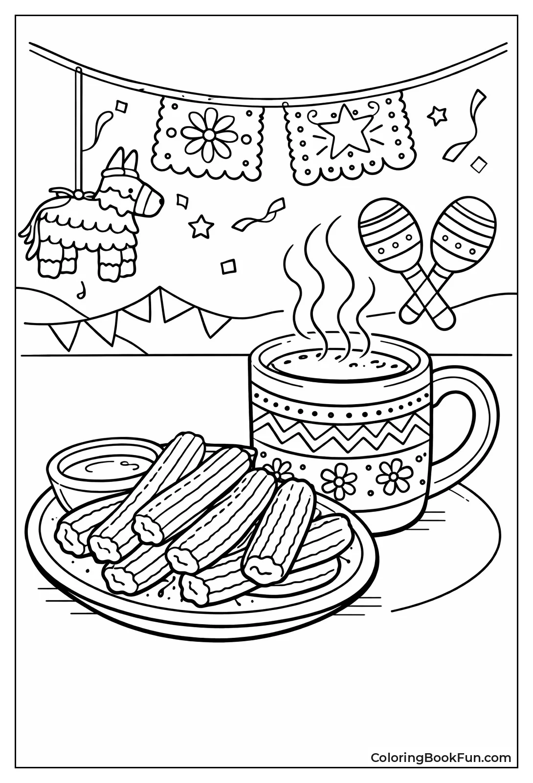 Churros and Chocolate