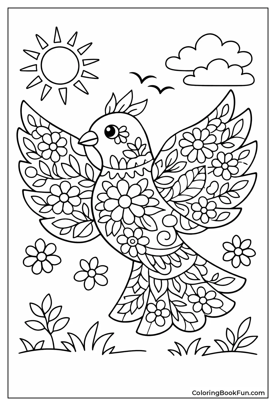 Mexican Folk Art Bird