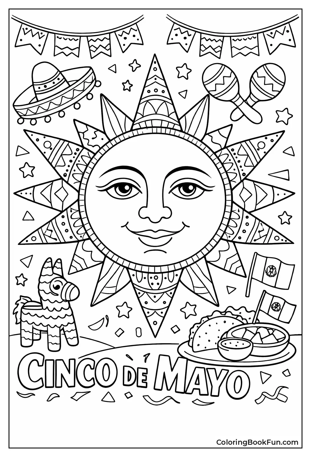 Mexican Folk Art Sun