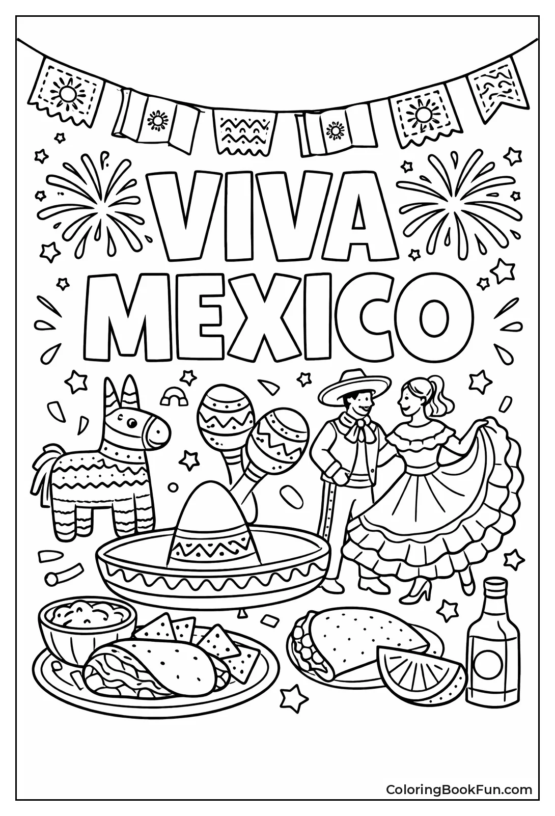 Viva Mexico Banner