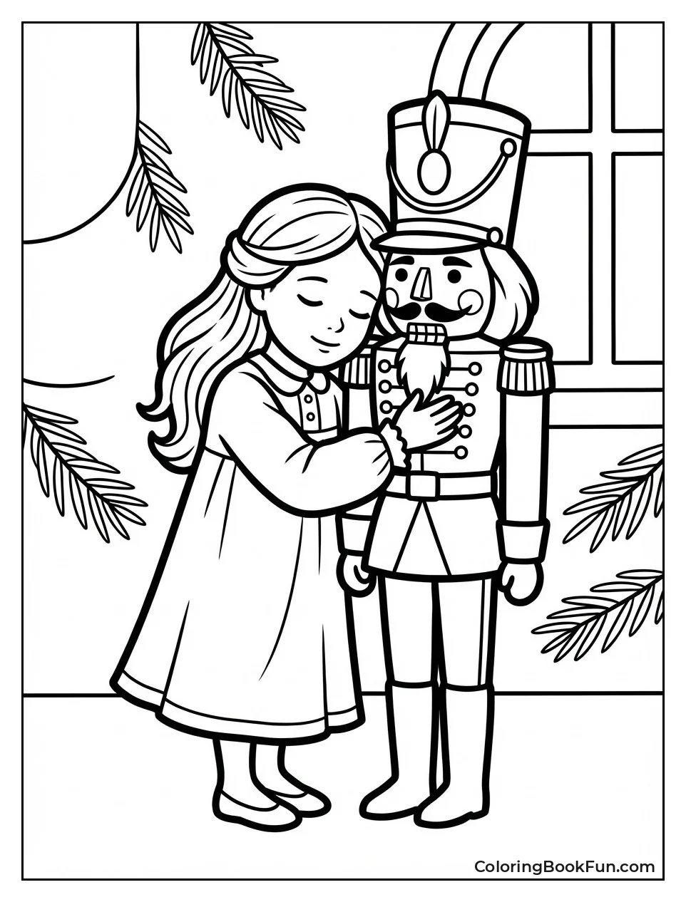 Clara Hugs Nutcracker