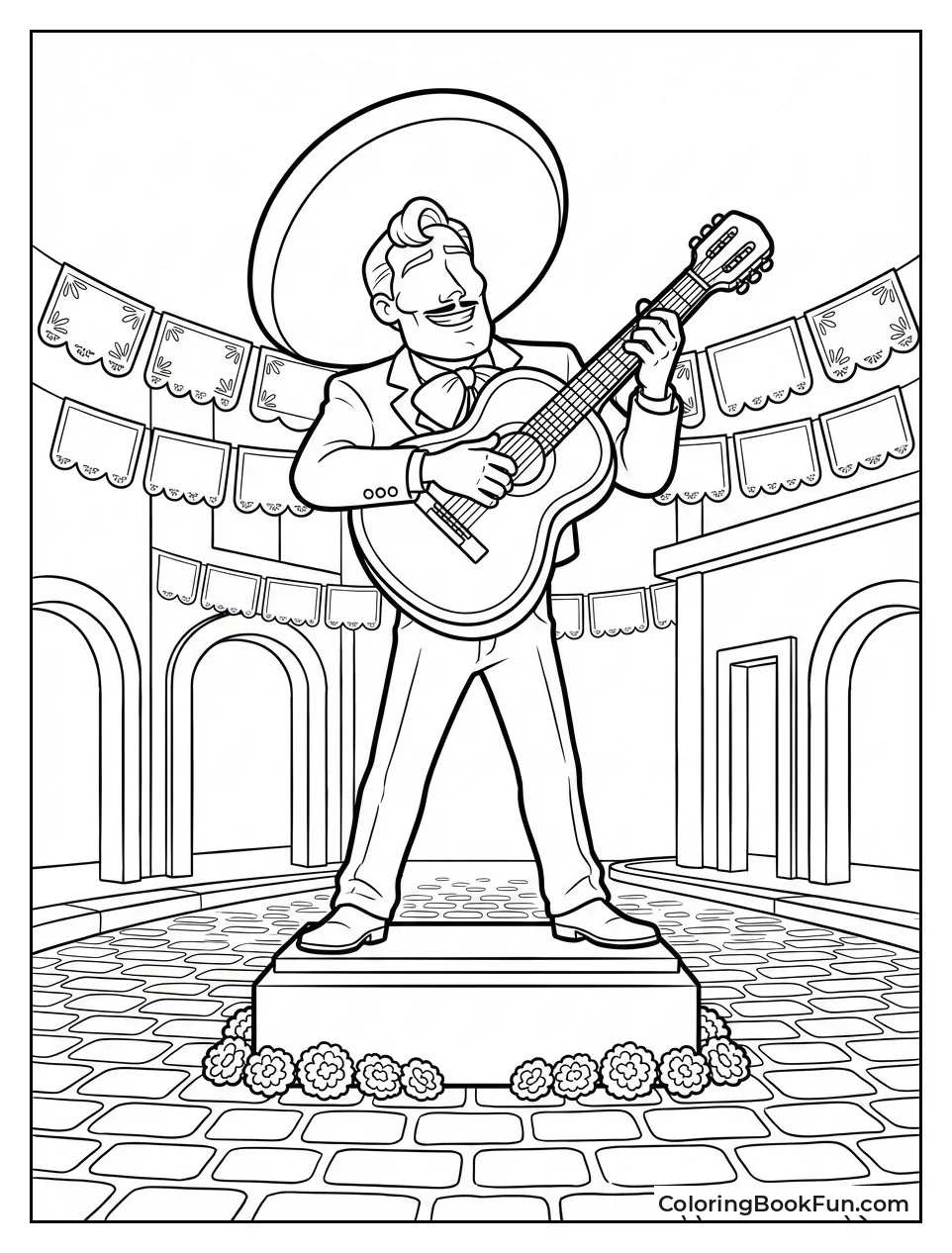 Ernesto de la Cruz Statue