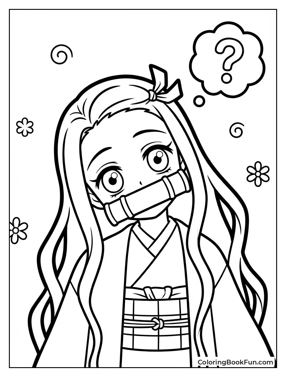 Confused Expression Nezuko
