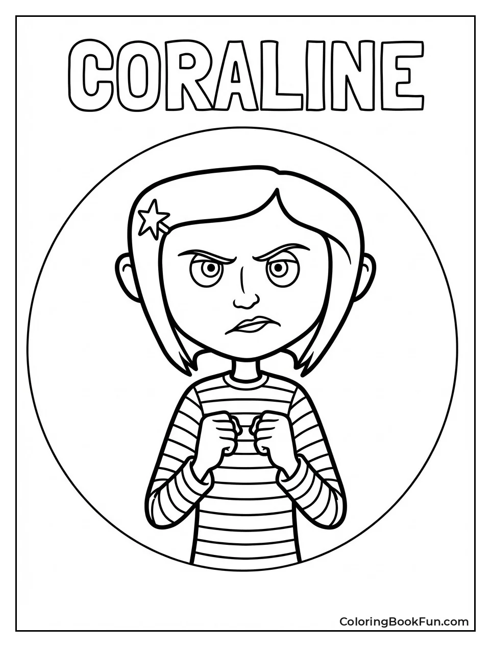 Coraline Angry Expression