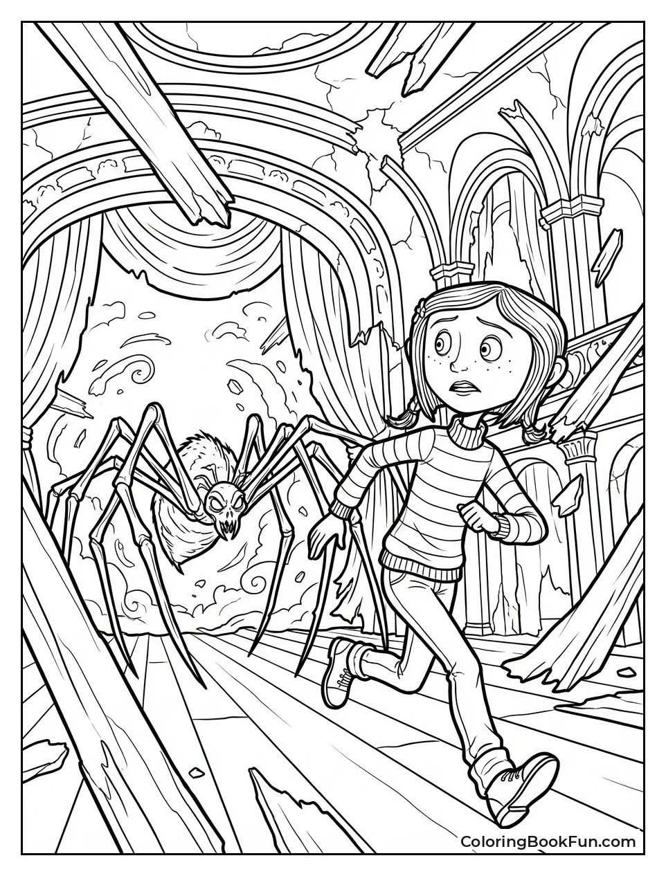 Running from Spider Beldam