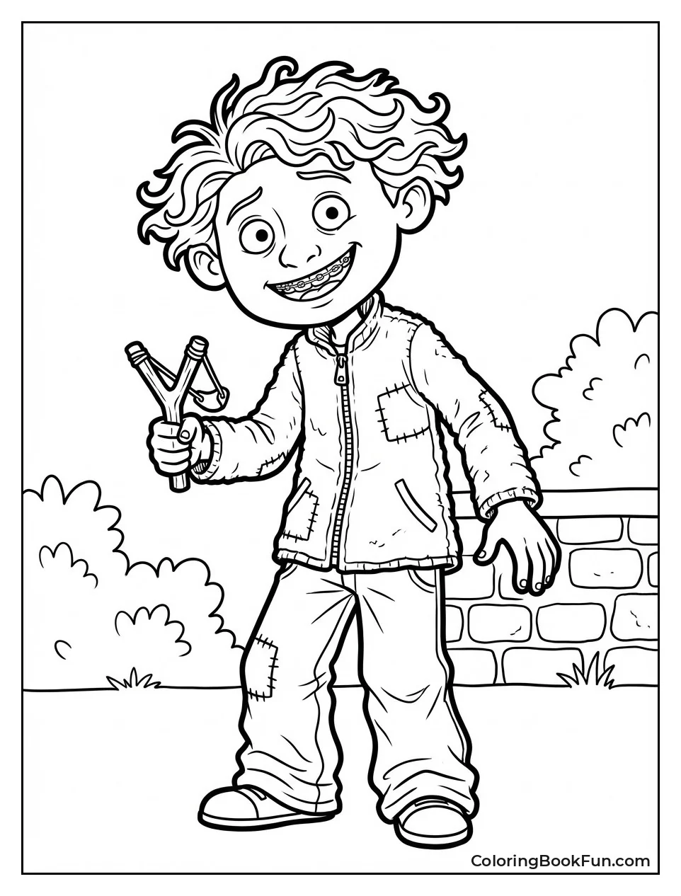 Wybie Slingshot Pose