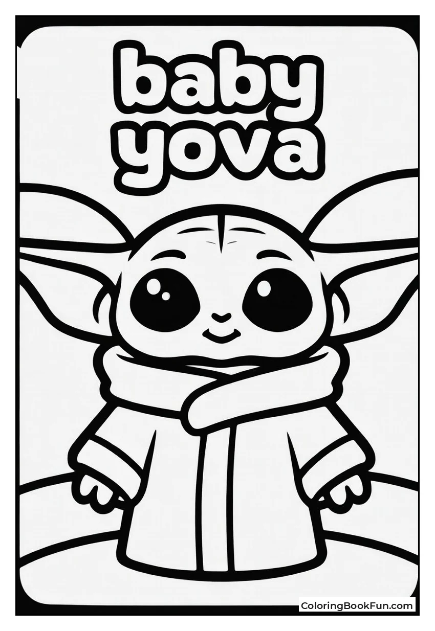 Crayola Baby Yoda