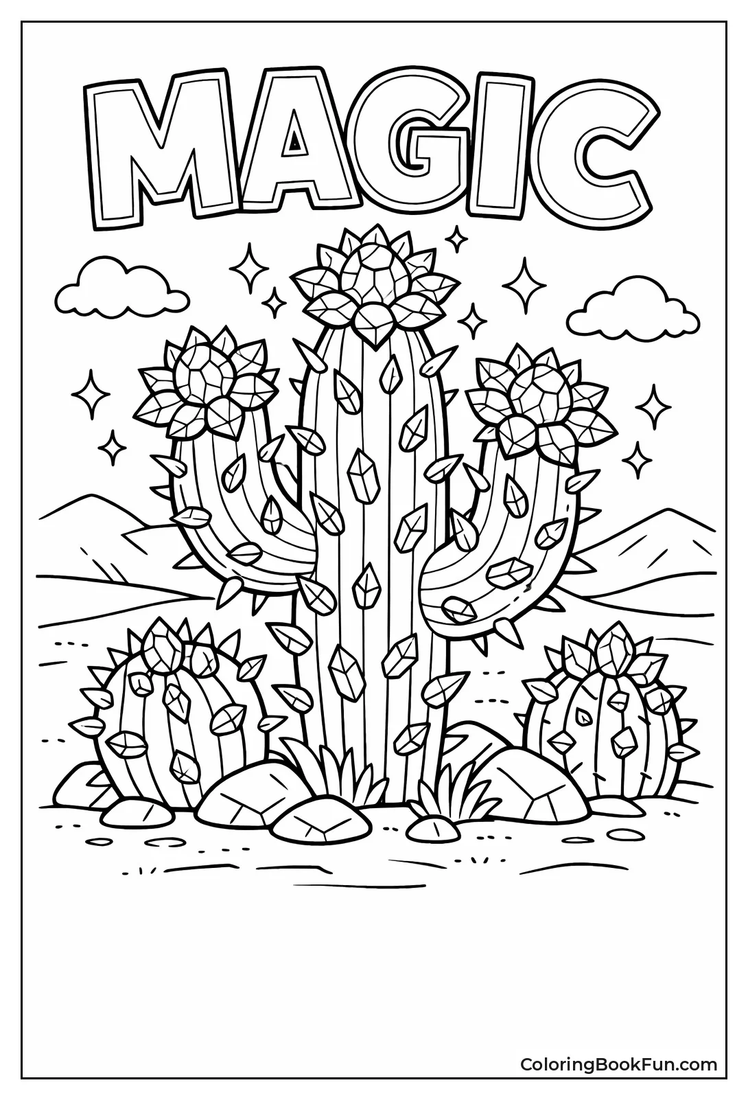Crystal Cactus Fantasy