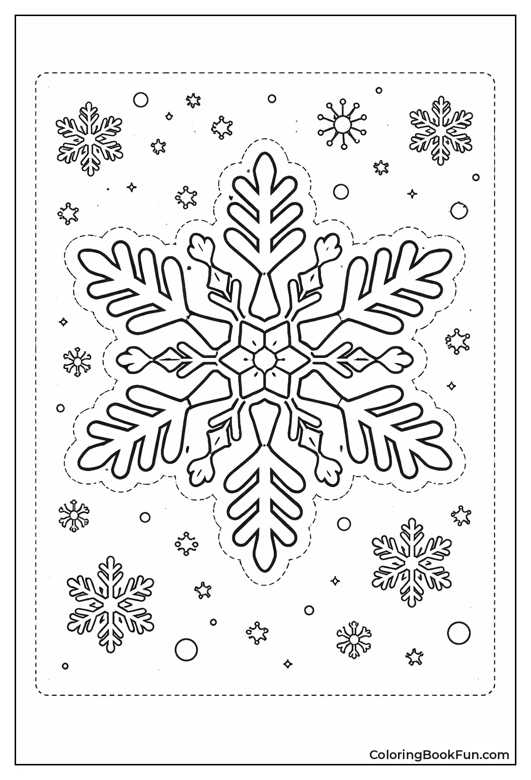 Cut Out Snowflake