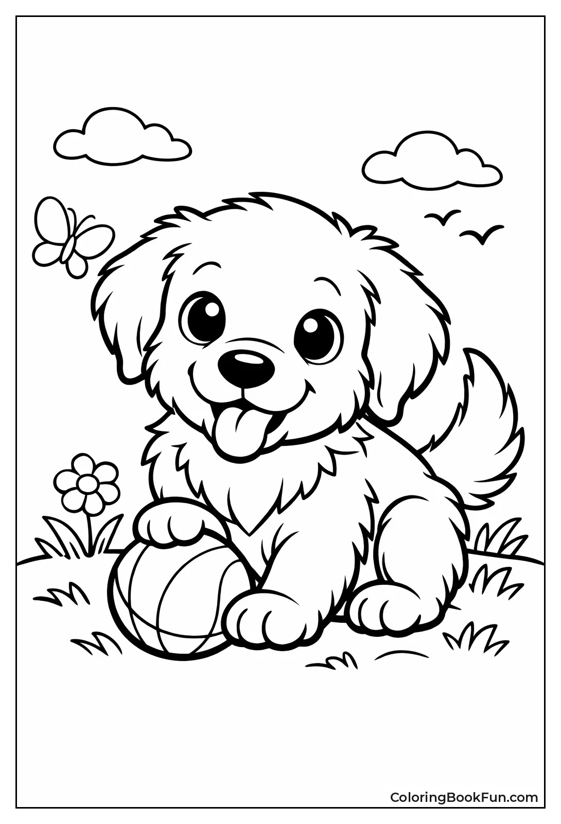 Cute Golden Retriever Puppy