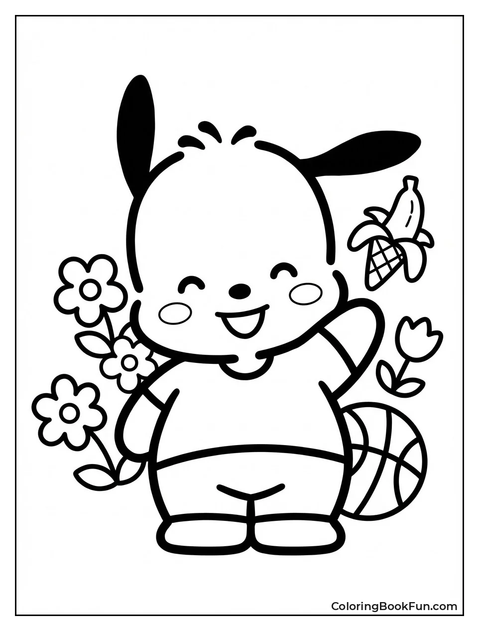 Cute Greeting Pochacco