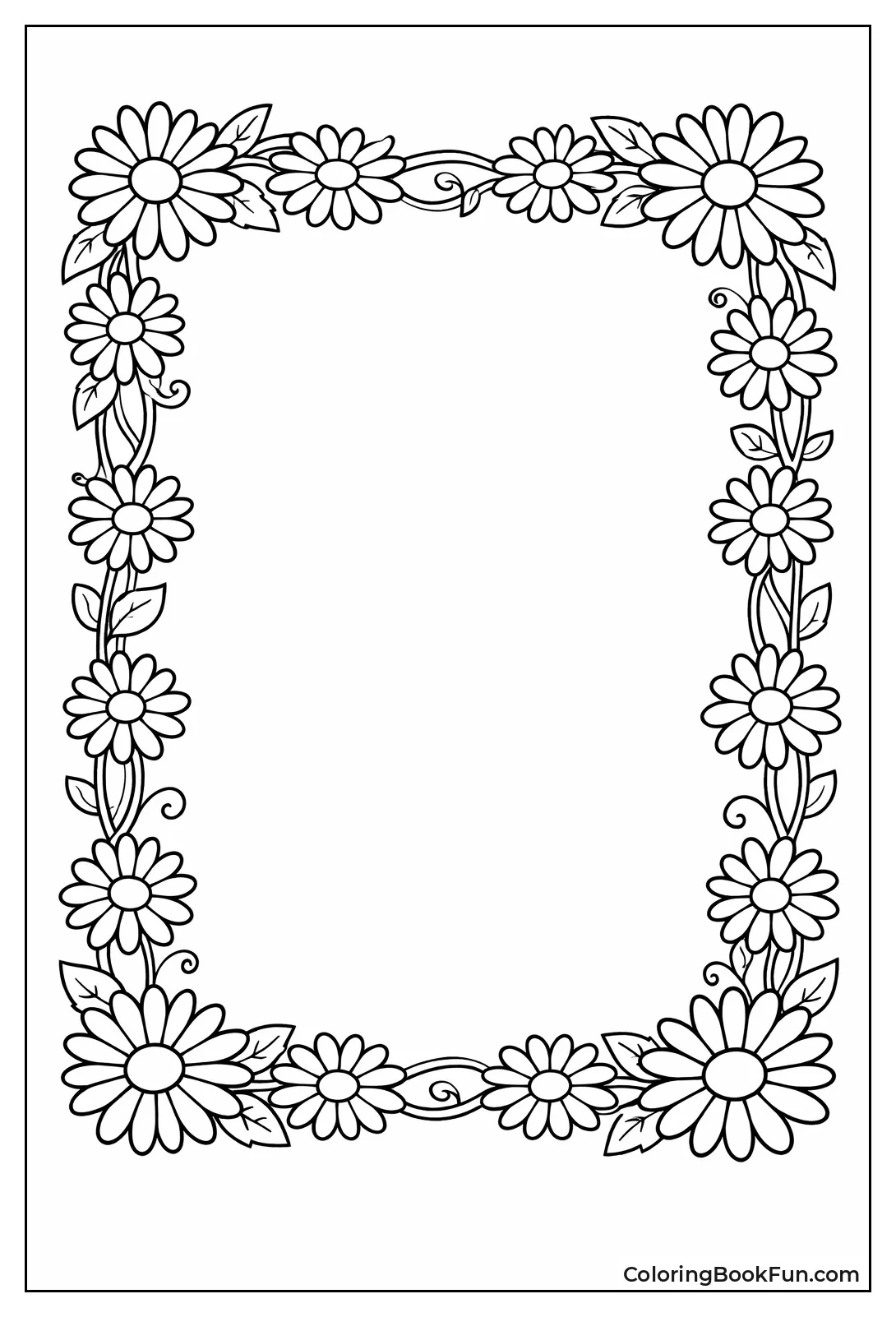 Daisy Border Frame