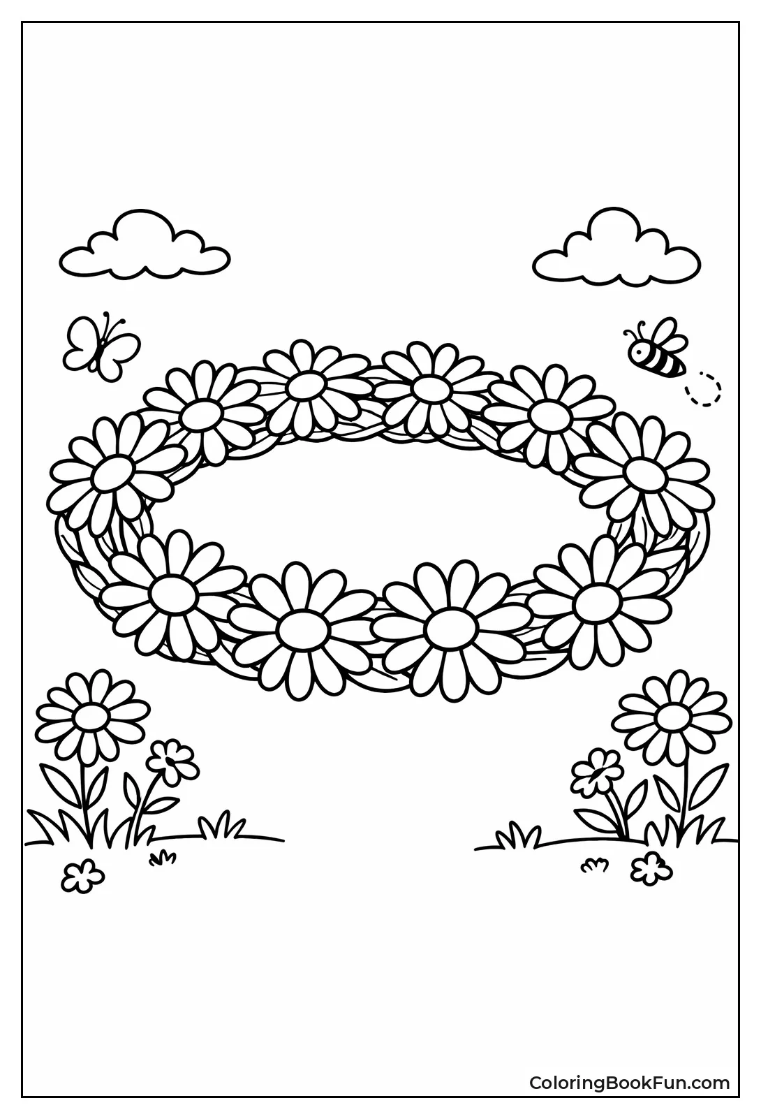 Daisy Crown Headband
