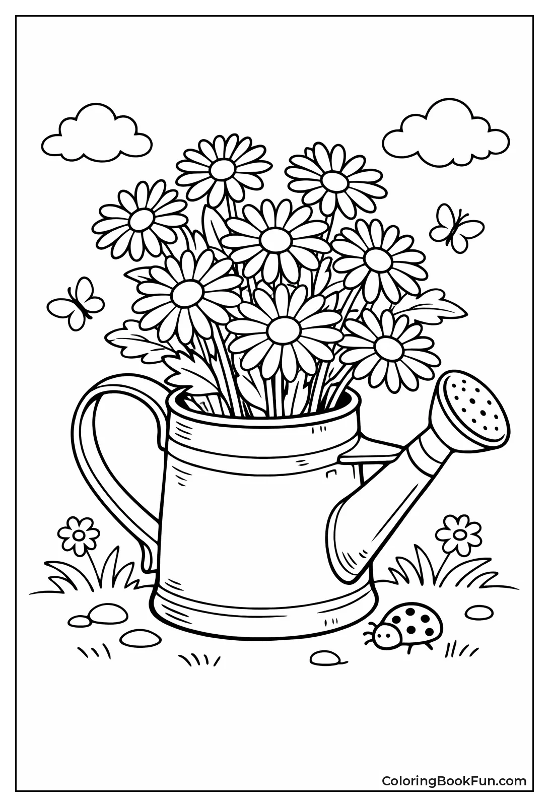 Watering Can Bouquet