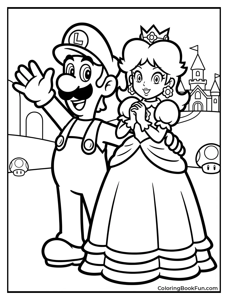 Daisy with Luigi