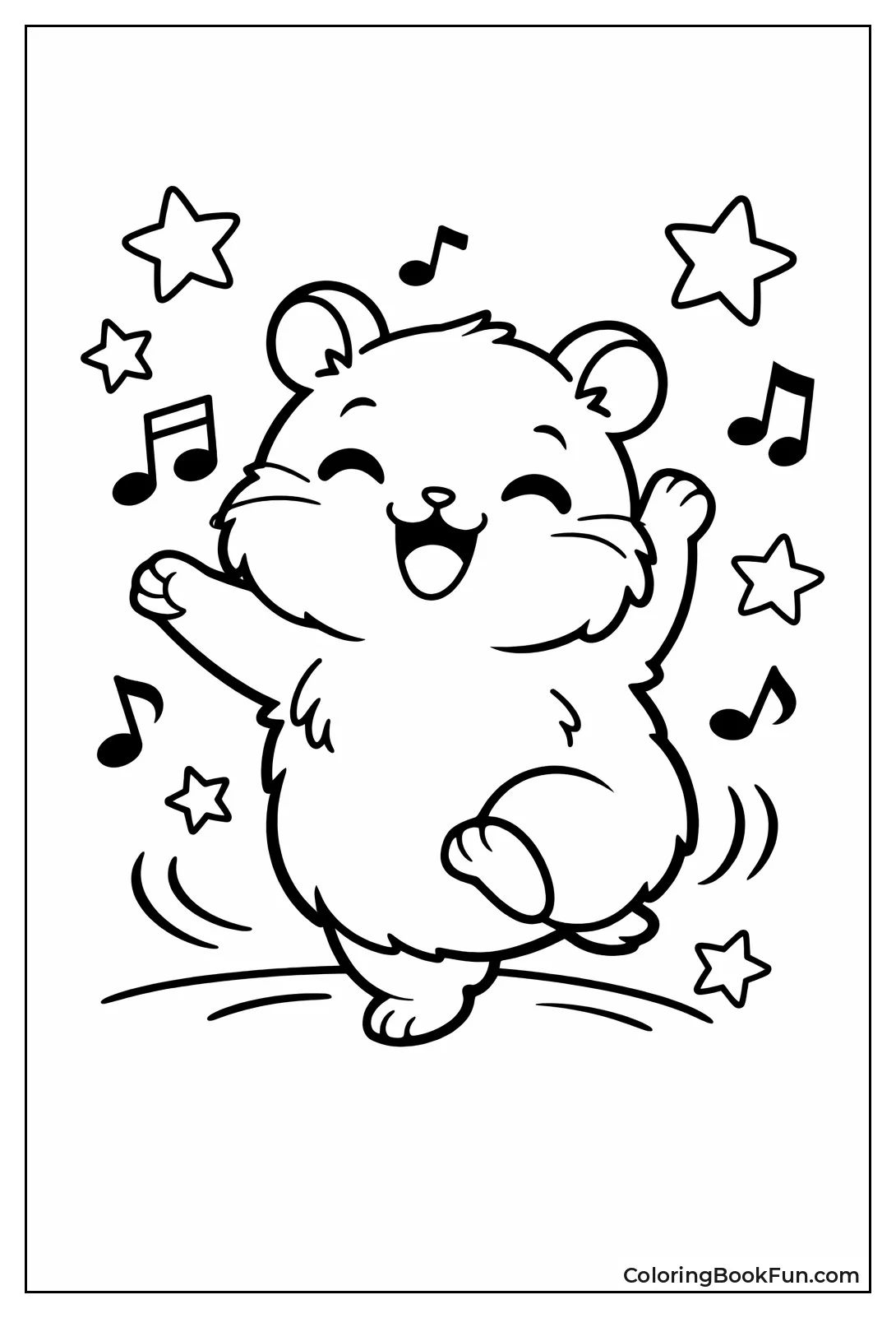 Dancing Cartoon Hamster