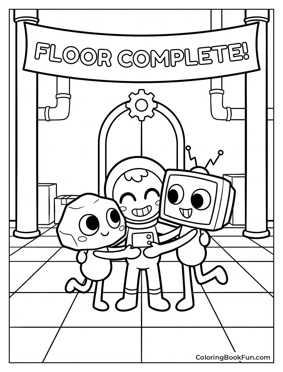 Toons Friendship Hug