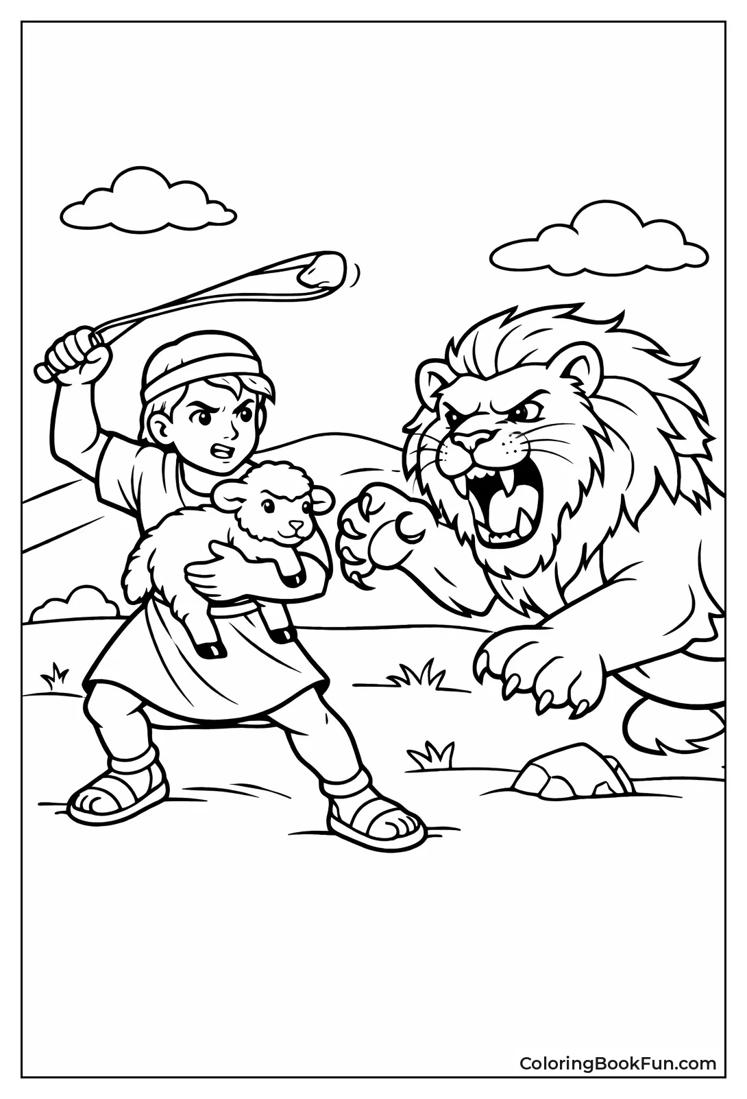 David and the Lion
