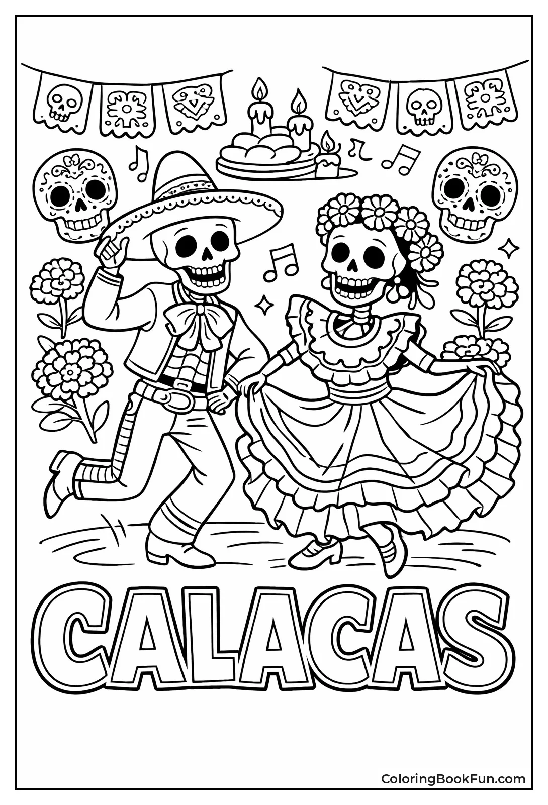Dancing Calacas