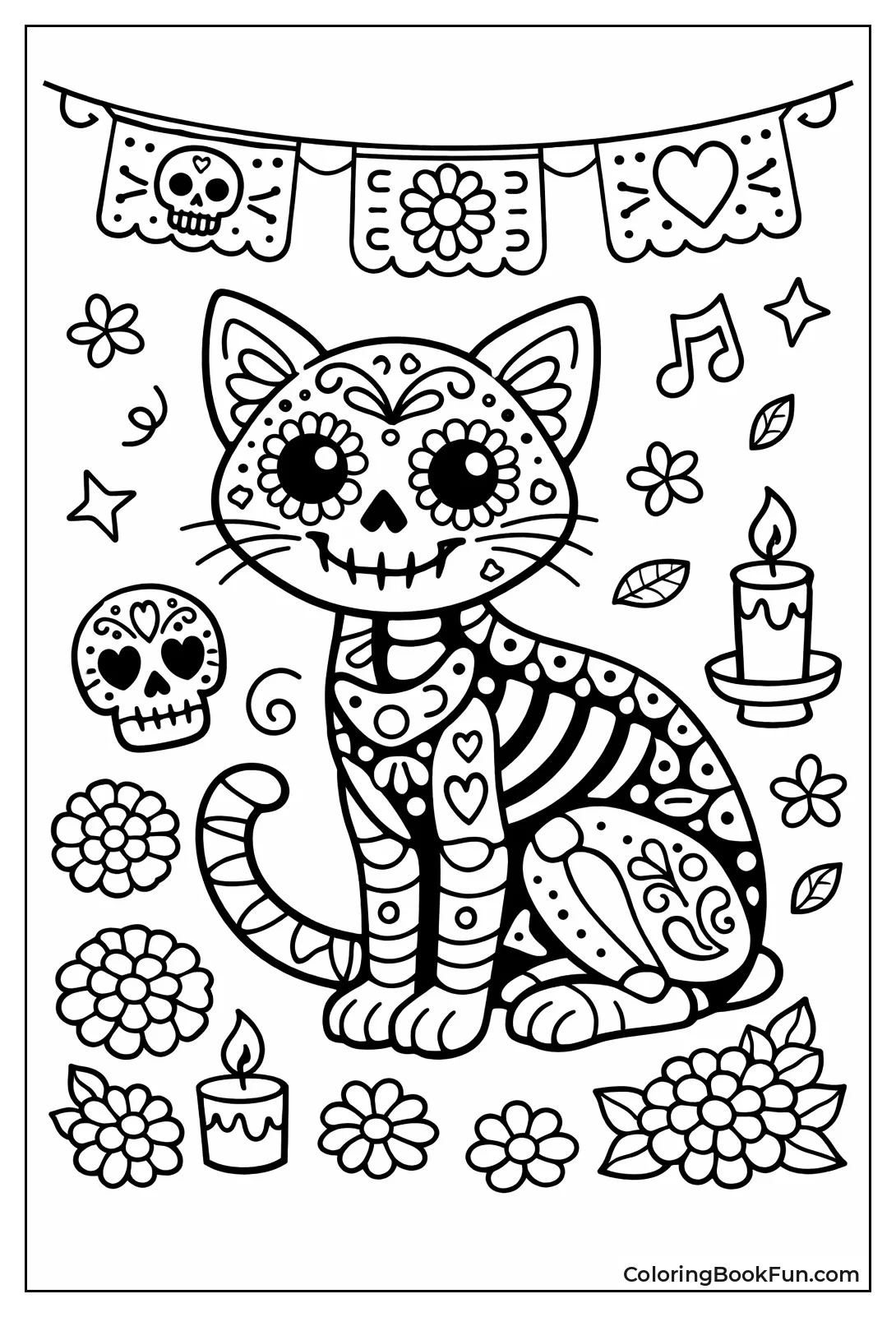 Folk Art Cat