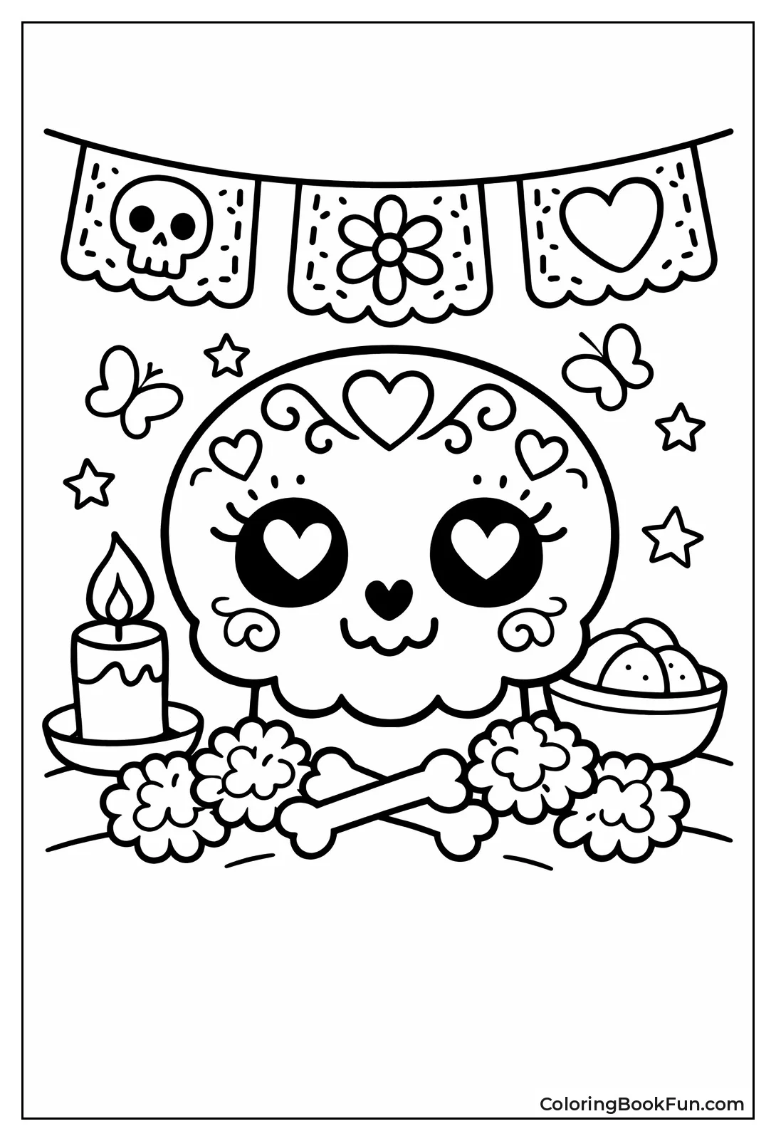 Kawaii Sugar Skull