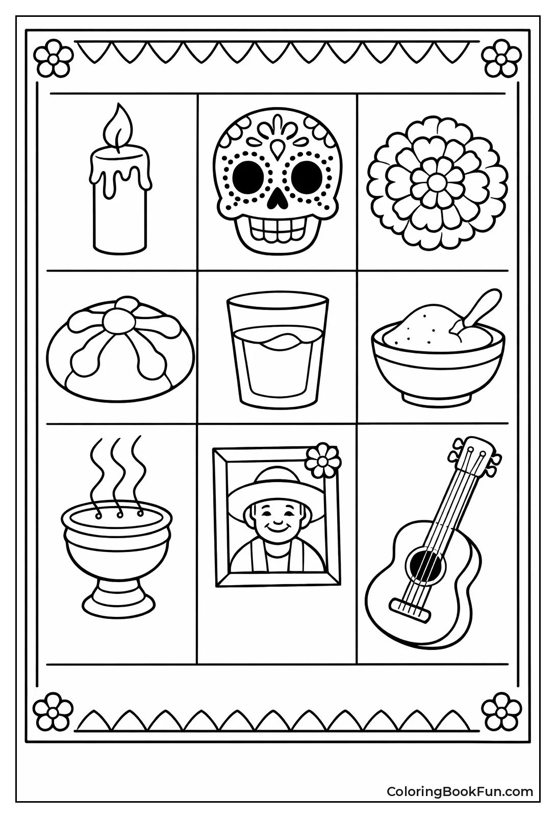 Ofrenda Icons Grid