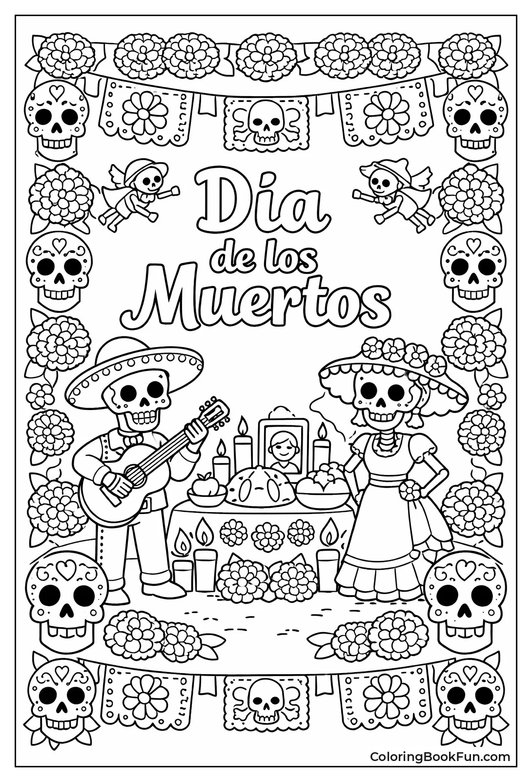 Skull Border Pattern