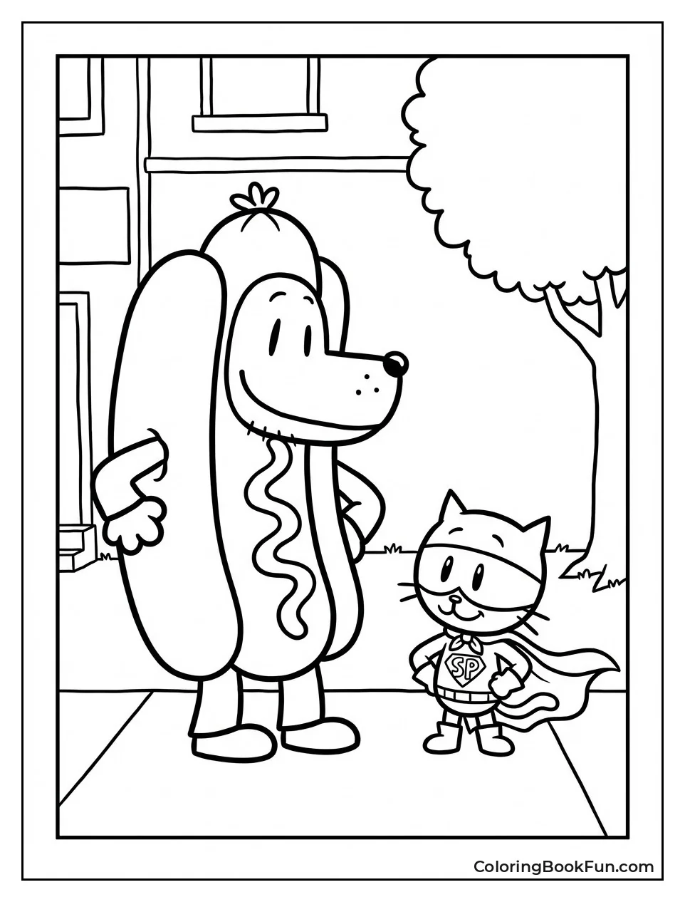 Dog Man Trick or Treat