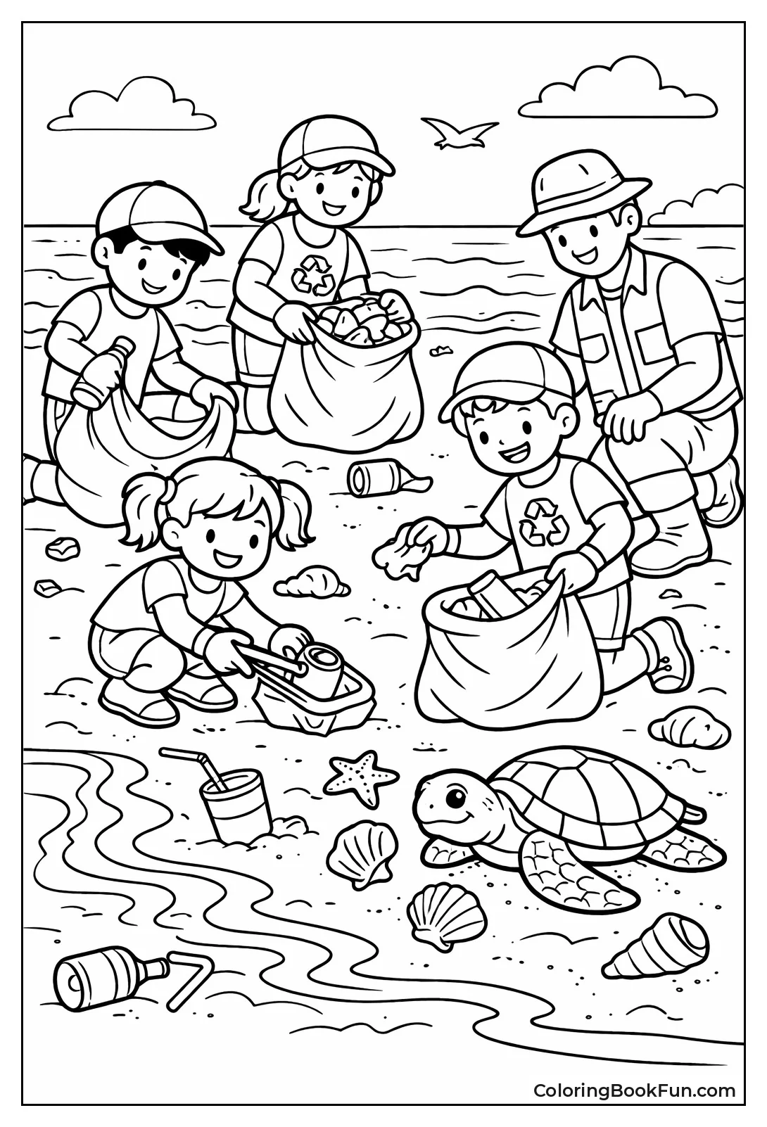 Beach Cleanup Volunteers